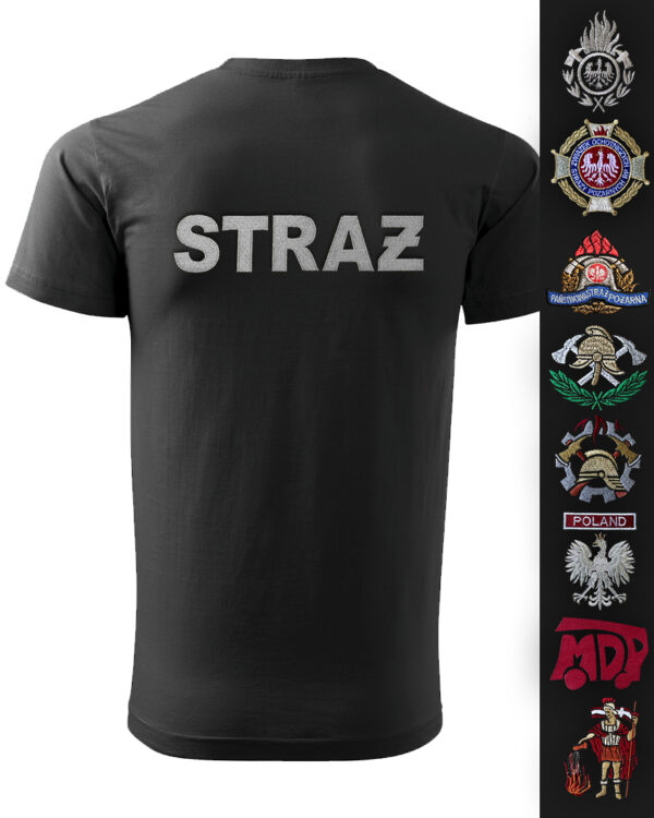 koszulka strażacka wzór haftu 1