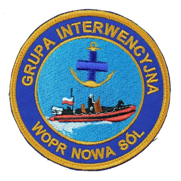 haft komputerowy naszywka dla służb ratowniczych emblemat logo naszywki