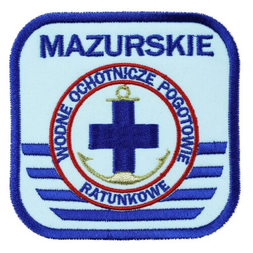 haft komputerowy naszywka dla służb ratowniczych emblemat logo naszywki