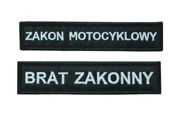 haft komputerowy naszywka motocyklowa emblemat logo naszywki