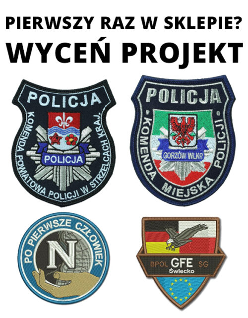 haft komputerowy naszywka policja emblemat twoje logo naszywki herby, hawt