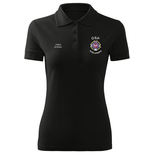 Damska polo STRAŻ Ochotnicza Straż Pożarna OSP JRG JOT. Damska koszulka strażacka