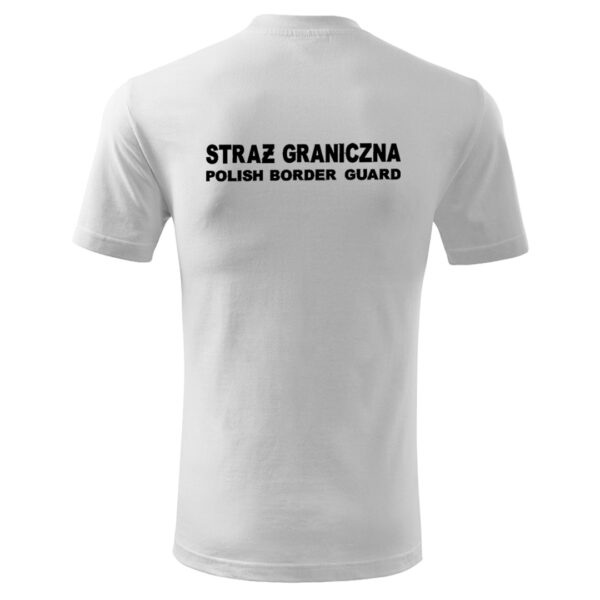 koszulka t-shirt biała straż graniczna polish border guard