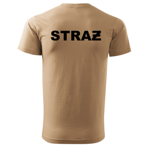 Koszulka PIASKOWA STRAŻ DRUK, HAFT pod nomex rosenbauer koszulka strażacka OSP, PSP T-SHIRT