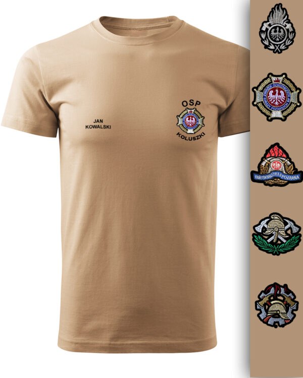 koszulka strażacka wzór haftu 1