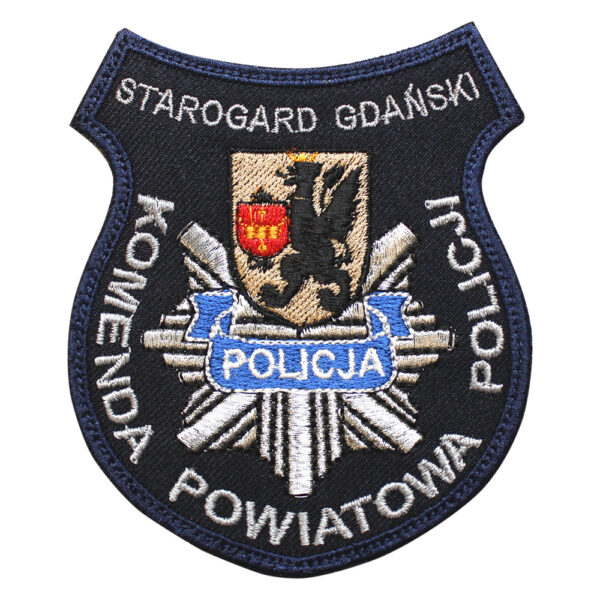 Naszywka Policja komenda Powiatowa Policji Człuchów NPO1008