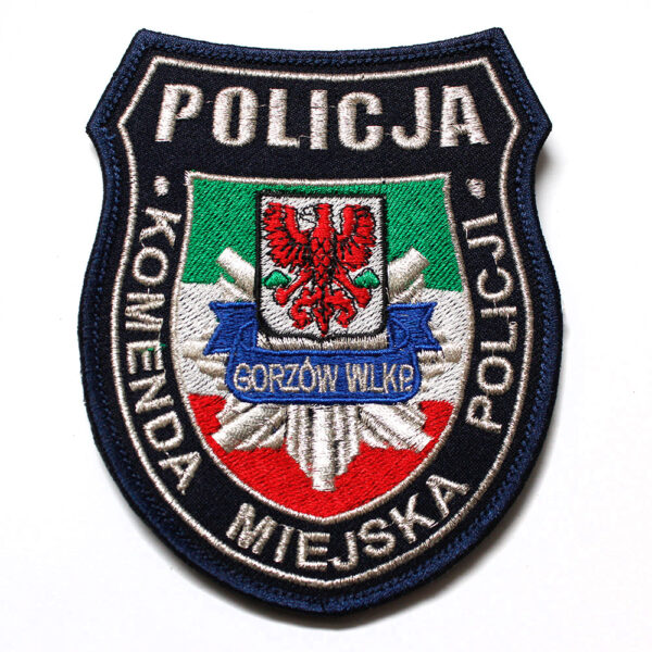 Haftowana naszywka Policja komenda główna policji Gorzów Wlkp NPO1004