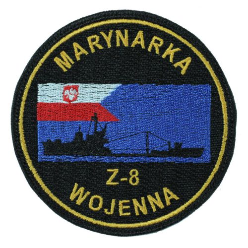 emblemat flaga Polski, naszywka wosjkowa haftowana, emb, naszywka