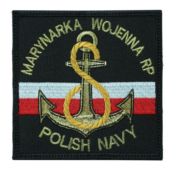 Marynarka Wojenna RP Polish Navy, naszywka wojskowa