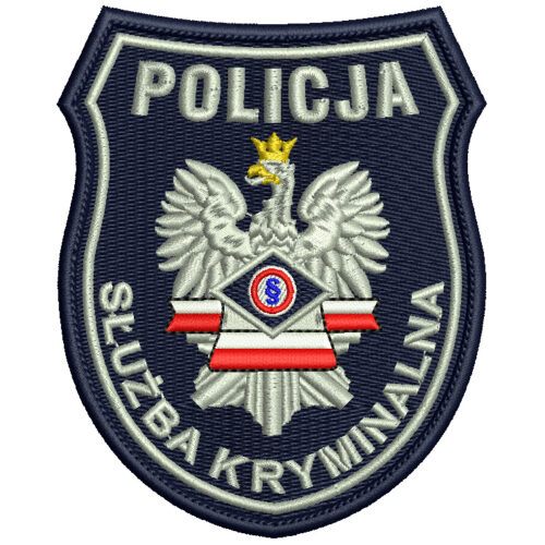 Naszywka Policja Służba Kryminalna IND WZ01