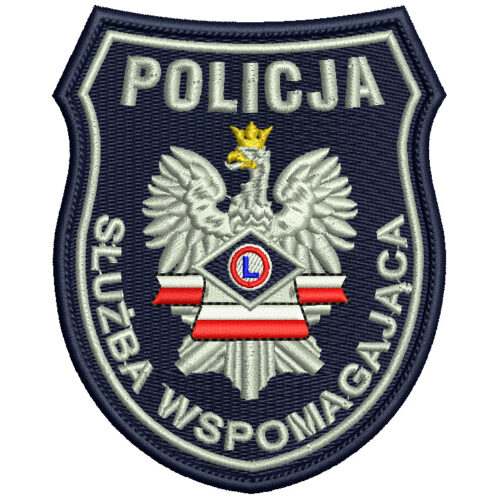 Naszywka Policja Służba Wspomagająca IND WZ01