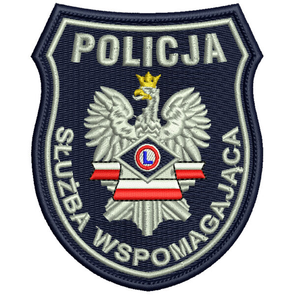 Naszywka Policja Służba Wspomagająca IND WZ01