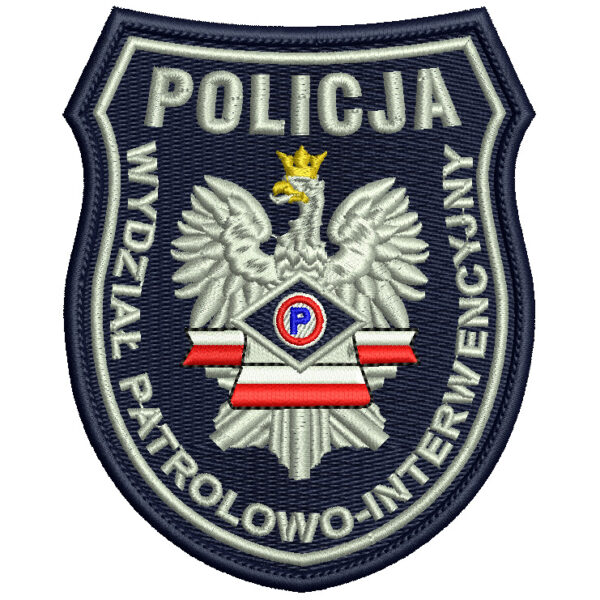 Naszywka Policja Służba Wspomagająca IND WZ01