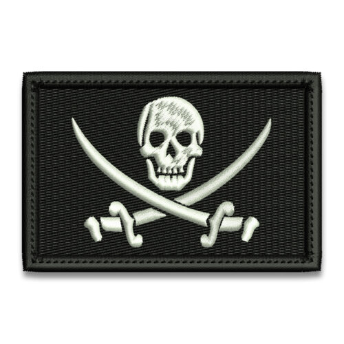 JOLLY ROGER haftowana naszywka nurek 85mm