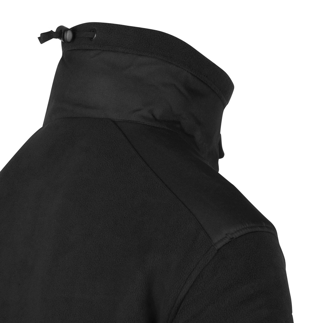 Helikon Liberty czarny polar strażacki SZARY NAPIS haft