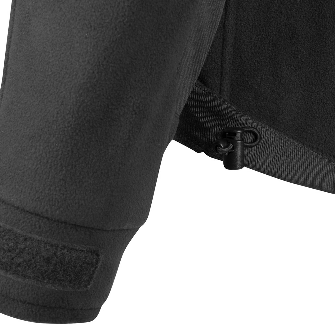 Helikon Liberty czarny polar strażacki SZARY NAPIS haft
