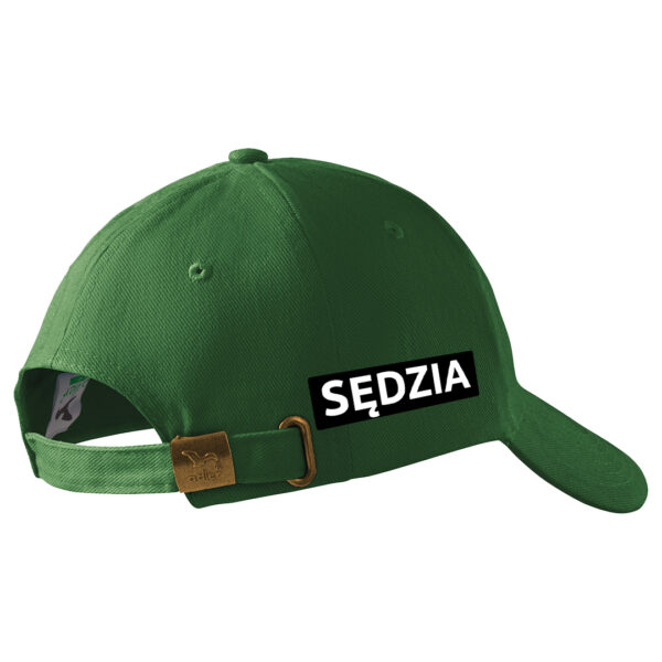 Zielona czapka z daszkiem Sędzia Strzelectwa Sportowego