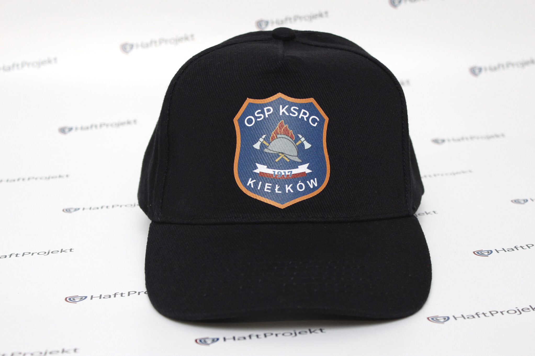 czapka strażacka z daszkiem OSP
