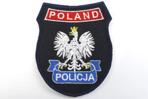 Read more about the article Naszywka POLICJA POLAND z Polskim Orłem