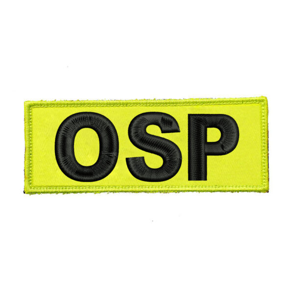 Naszywka OSP Ochotnicza Straż Pożarna FLUO 120x45mm-0