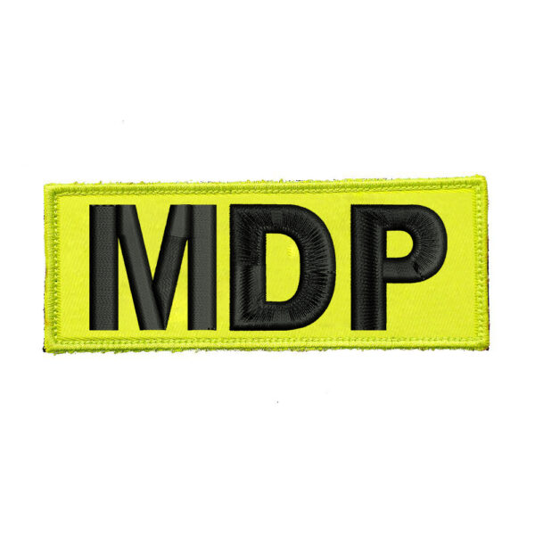 Naszywka MDP Młodzieżowa Drużyna Pożarnicza FLUO 120x45mm-0