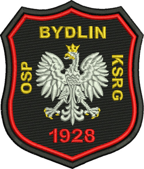 Bydlin - Naszywka OSP, indywidualne logo