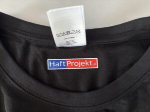 Wewnętrzna metka odzieży HaftProjekt