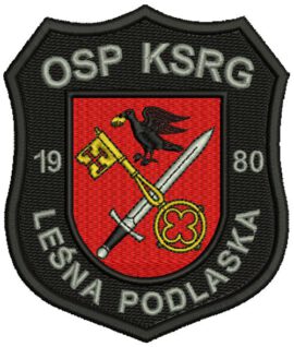 Leśna Podlaska – Naszywka OSP, indywidualne logo