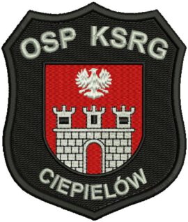 Ciepielów – Naszywka OSP, indywidualne logo