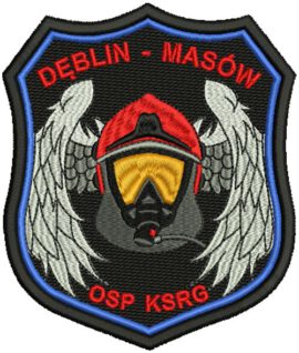 Dęblin – Masów – Naszywka OSP, indywidualne logo