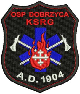 Dobrzyca 2 – Naszywka OSP, indywidualne logo